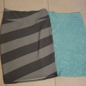 Lularoe Cassie Skirts Large